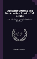 Gründlicher Unterricht Von Den Accentibus Prosaicis Und Metricis