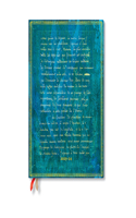 Paperblanks 2024 Verne, Twenty Thousand Leagues Embellished Manuscript Collection 18-Month Flexi Ultra Vertical 224 Pg 80 GSM