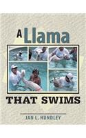 A Llama That Swims