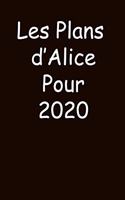 Les Plans de Alice Pour 2020