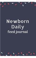 Newborn Daily Feed Journal
