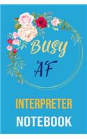 Busy af interpreter Notebook