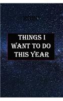 Things I Want to Do This Year