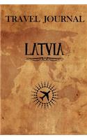 Travel Journal Latvia: Travel Diary and Planner - Journal, Notebook, Book, Journey - Writing Logbook - 120 Pages 6x9 - Gift For Backpacker