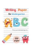 Writing Paper For Kindergarten