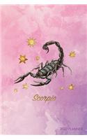 Scorpio 2020 Planner: Weekly + Monthly View - Zodiac Starsign Astrology - 6x9 in - 2020 Calendar Organizer with Bonus Dotted Grid Pages + Inspirational Quotes + To-Do Lis(10 Starsign Planners)