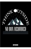 Think Outside No Box Required Notebook