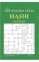 Hashi Puzzles - 200 Puzzles 16x16 vol.6