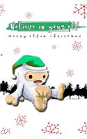 Christmas composition notebook