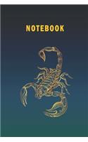 Notebook: Composition Notebook For Scorpion Lovers - Journal for Writing - College Ruled Blank Lined Size 6" x 9" 110 Pages Gift for Holidays Present for Than(23 Scorpion Lovers Notebook)