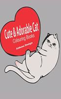 Cute & Adorable Cat Colouring Book