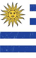 Uruguay Flag Journal: Uruguay Travel Diary, Uruguayan Souvenir, Lined Journal to Write in