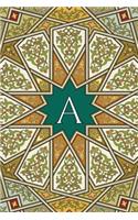 Monogram a Any Day Planner Notebook
