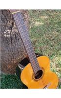 Tree & Guitar Blank Tab Sheet Music