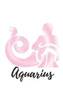 Aquarius: Lined Journal, 150 pages, Design Pink
