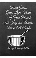 Dear Guys, Girls Love Food. If You Want to Impress Ladies, Learn to Cook.
