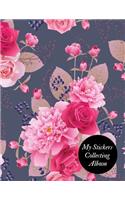 My Stickers Collecting Album: Amazing Sticker Collection Book Blank Permanent Sticker Book