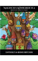 Bilder zum Ausmalen für Erwachsene (Magisches Königreich 2): Dieses Buch besteht aus 40 Malblätter, die zum Ausmalen, Einrahmen und/oder Meditieren verwendet werden können: Dieses Buch kann fotokopiert, gedruc(5 Bilder Zum Ausmalen Für Erwachsene)