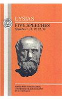 Lysias: Five Speeches: 1, 12, 19, 22, 30