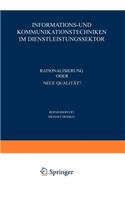 Informations- Und Kommunikationstechniken Im Dienstleistungssektor