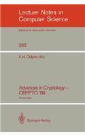 Advances in Cryptology - Crypto '86