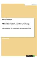 Maßnahmen der Liquiditätsplanung