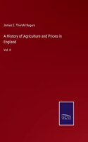 History of Agriculture and Prices in England
