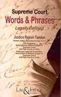 Supreme Court Words & Phrases Legally Defined