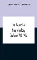 Journal Of Negro History (Volume Vii) 1922