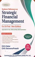 Padhuka's Student's Referencer on Strategic Financial Management for CA Final (New Syllabus) - 17/edition, 2022
