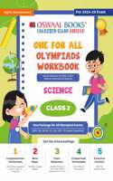 Oswaal One For All Olympiad Workbook Class 2 Science For 2024-25 Exam