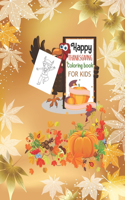 Happy THANKSGIVING Coloring book FOR KIDS