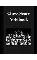 Chess Score Notebook: Chess Game Record Keeper Book, complete Gift for Chess Lovers Size 8.5"x11" 120 Score Pages