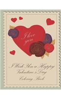 Valentine's Day Coloring Book