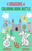 Dragons Coloring Book Battle