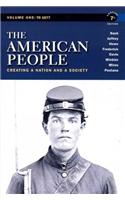 The American People: Volume One Concise