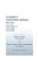 Student Solutions Manual Part 2 for Thomas' Calculus