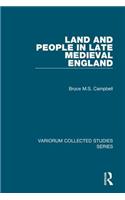 Land and People in Late Medieval England