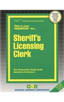 Sheriff's Licensing Clerk: Passbooks Study Guide
