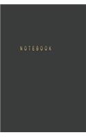 Notebook: Blank Lined Classic Journal Notebook (6 x9 inches) - 110 Pages