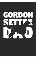 Gordon Setter Notebook 'Gordon Setter Dad' - Gift for Dog Lovers - Gordon Setter Journal