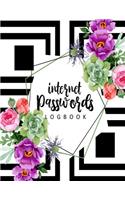 Internet Passwords Logbook