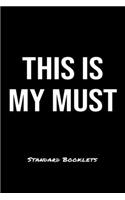 This Is My Must Standard Booklets