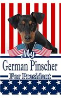 My German Pinscher for President: 2020 Election Beer Tasting Log Journal Notebook 120 Pages 6x9