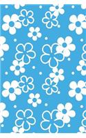 Cute Floral Pattern Notebook: Dot Grid Journal 6 X 9
