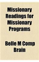 Missionary Readings for Missionary Programs