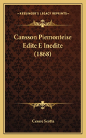 Cansson Piemonteise Edite E Inedite (1868)