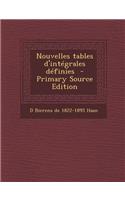 Nouvelles Tables d'Intégrales Définies