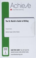 Achieve for the St. Martin's Guide to Writing (1-Term Access)