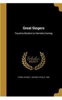 Great Singers